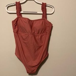 Kona Sol womens muave one piece swimsuit